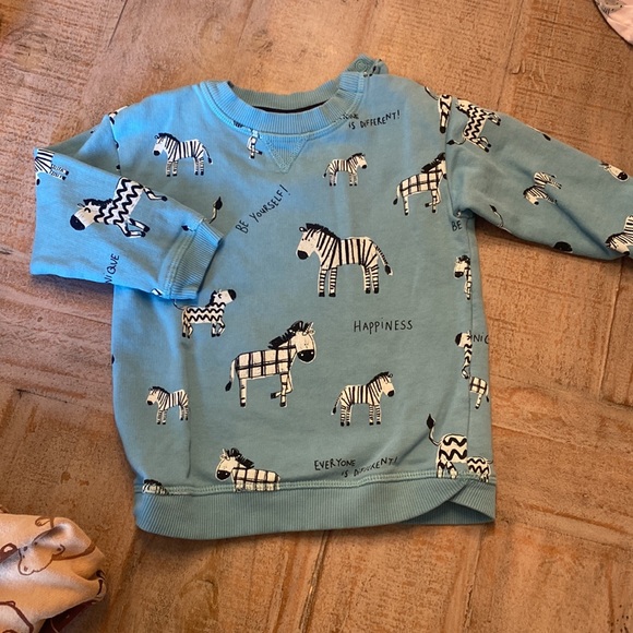 🐻🦓🐿️H&M bundle boys pullover sweaters size 12-18 months - Picture 6 of 9